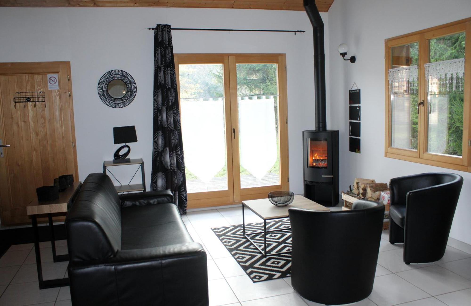 Chalet De Charme Le Contemporain Ney Exterior photo