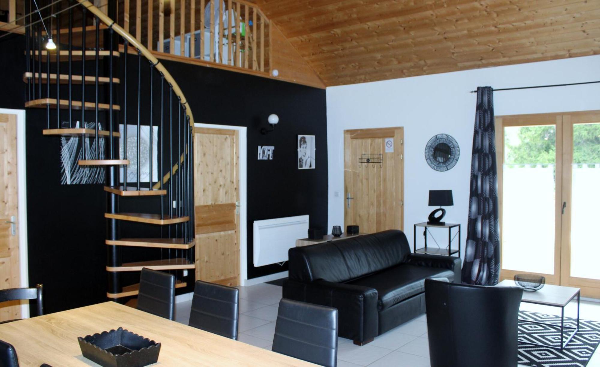 Chalet De Charme Le Contemporain Ney Exterior photo
