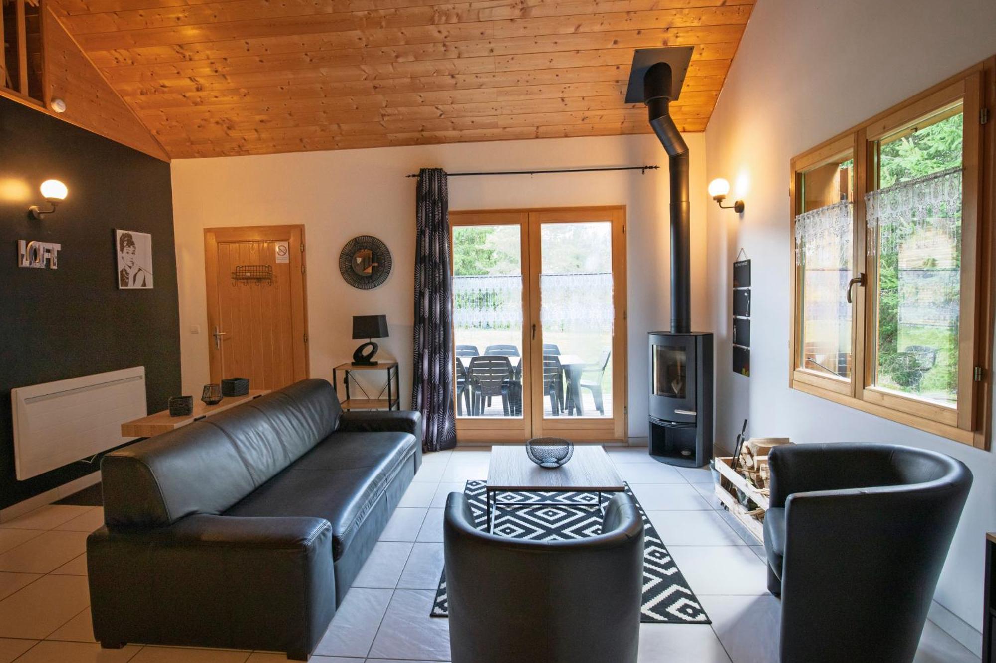 Chalet De Charme Le Contemporain Ney Exterior photo